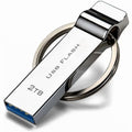 MAOLAI 2TB USB Flash Drive Silver Metal 360 Degree Rotatable